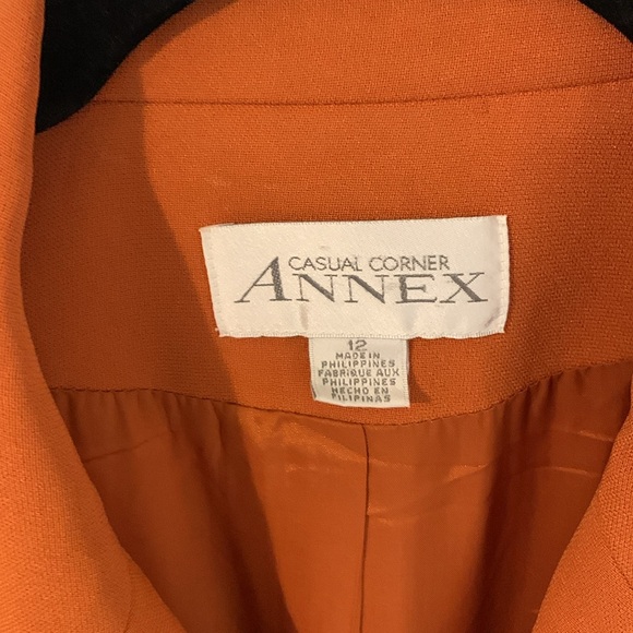 Casual Corner Rust Blazer - Picture 2 of 3